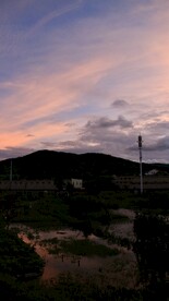 天空彩霞晚霞 