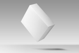 白盒子立体的包装品牌VIS样机