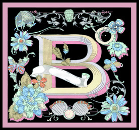 字母 花