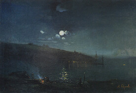 油画  