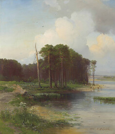 油画  