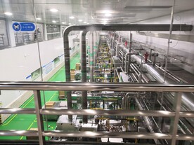 牛奶加工生产车间