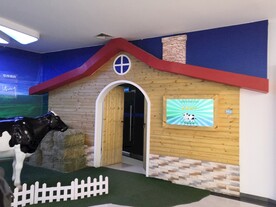 牛奶工厂奶牛造型房子造型