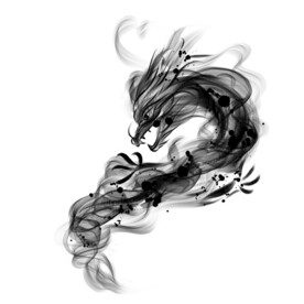 水墨龙素材图片 