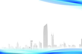 蓝色企业文化背景墙