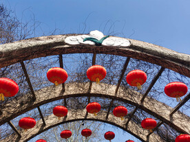 中式红灯笼排排挂