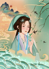茶叶插画