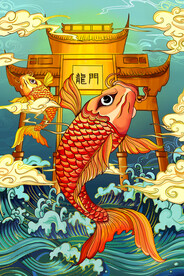 国潮插画
