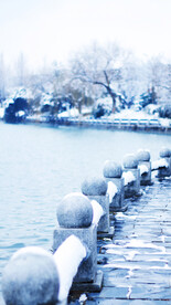 冬日雪景风景 