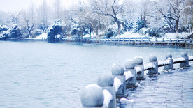 冬日雪景风景 