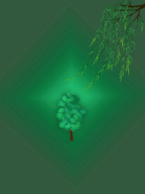 绿色简约312植树节海报