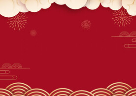 红色中国风背景