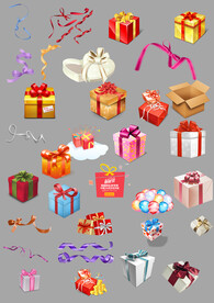 圣诞元素（透明底）