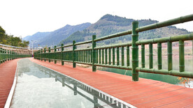 仿真竹栅栏 竹栏杆