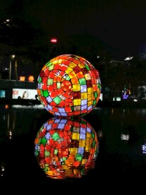 圆球灯光