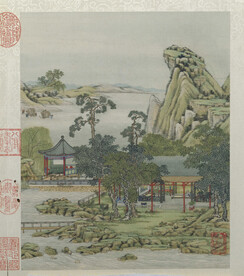 山水画  