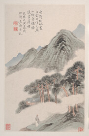 山水画  