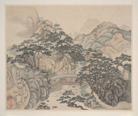 山水画  