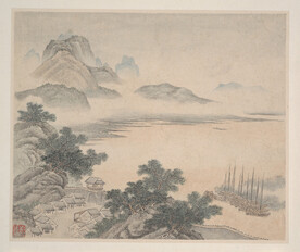 山水画  