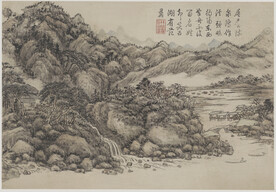 山水画  