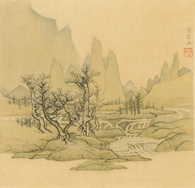 山水画  