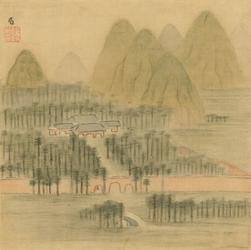 山水画  
