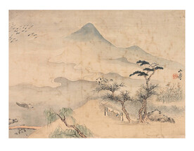 水墨画  