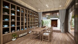 茶楼  工装  装修效果图