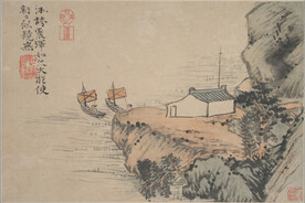 山水画  