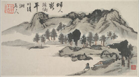 山水画  
