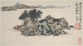 山水画  