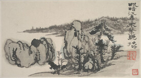 山水画  