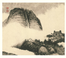 山水画  