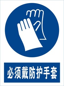 必须戴防护手套