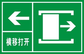 横向打开