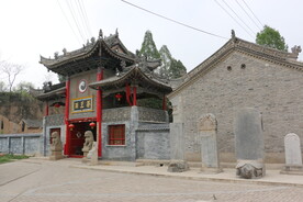 仿古道教山门两层门楼