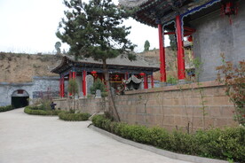 药王洞内景特色古建
