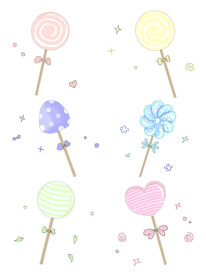 愚人节糖果棒棒糖