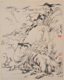 山水画  