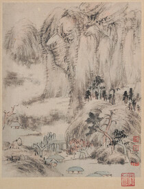 山水画  