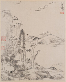 水墨画  