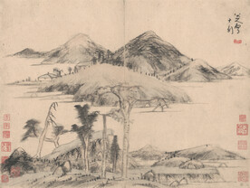 水墨画  