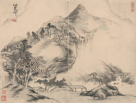 水墨画  