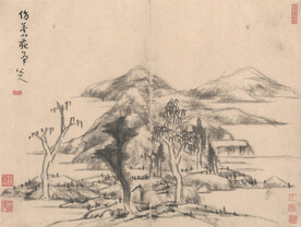 水墨画  