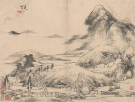 山水画  