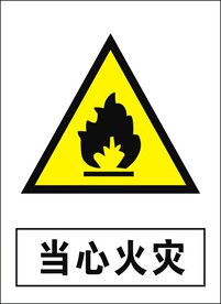 当心火灾建筑禁止图标矢量图形