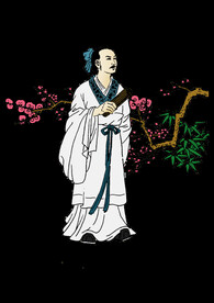  手绘文人墨客图片