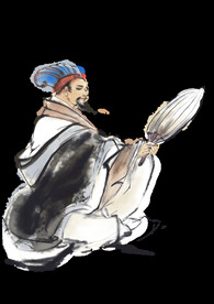  手绘文人墨客图片