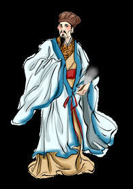  手绘文人墨客图片