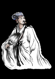 手绘文人墨客图片